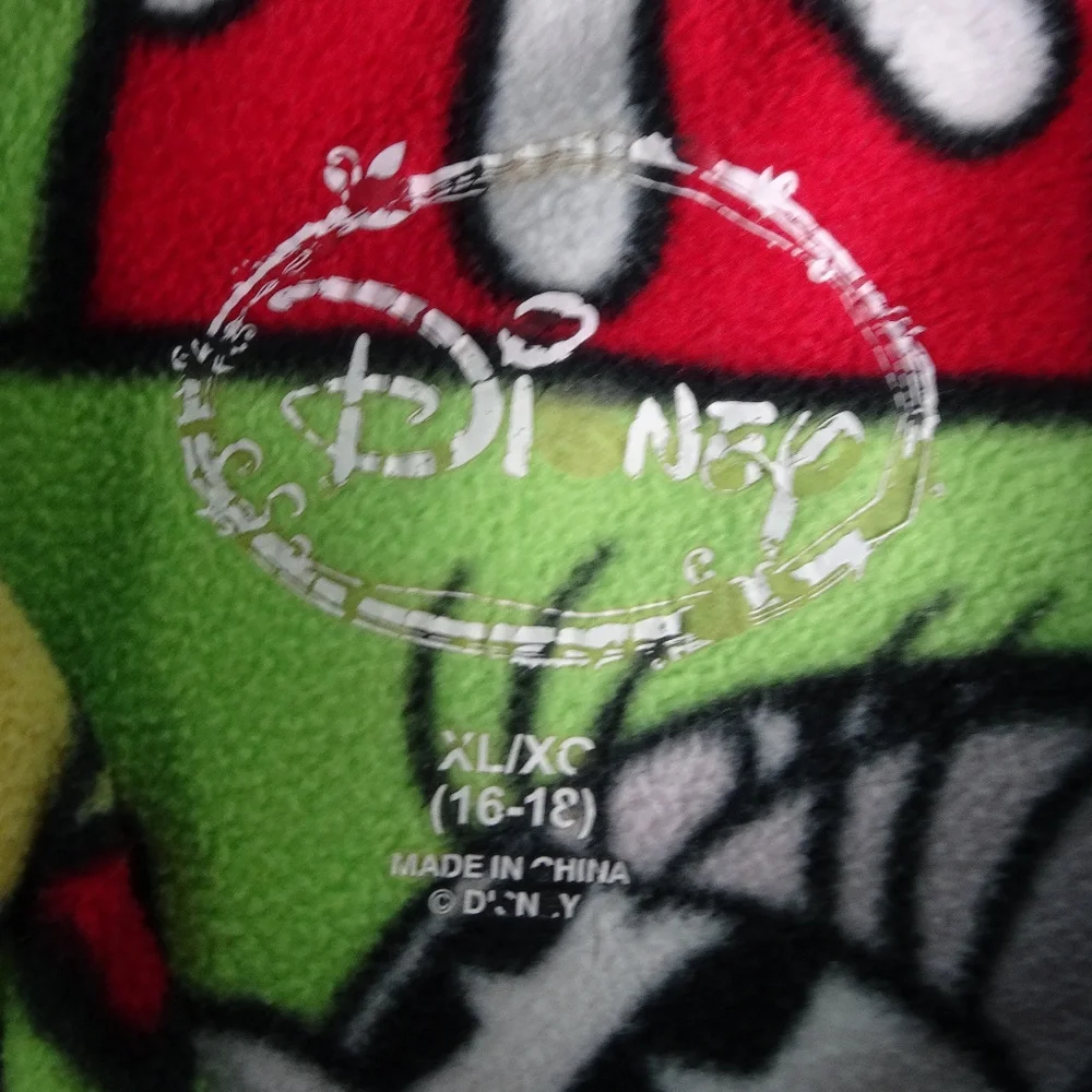 Disney Fleece Mickey & Minnie Mouse Sleepwear XL - Picture 3 of 5